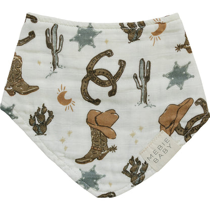 Outlaw Cowboy Classic Muslin Bib