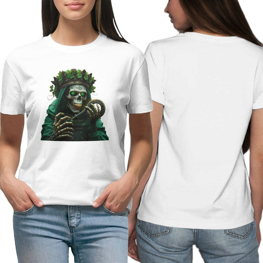 Munsieur St. Patrick's Day Collection T-Shirt for Women – Celtic Goddess Drip