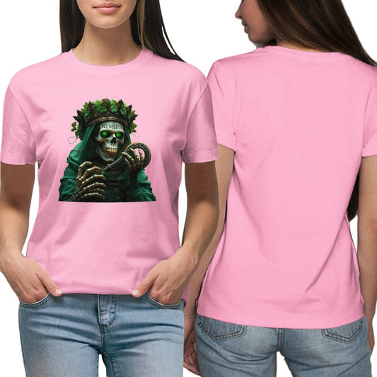 Munsieur St. Patrick's Day Collection T-Shirt for Women – Celtic Goddess Drip Aaria Tees