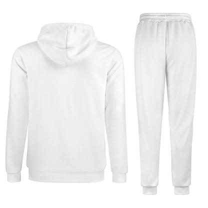 Munsieur Design Graphic Hoodie Set for Men "Hustle and Pray"