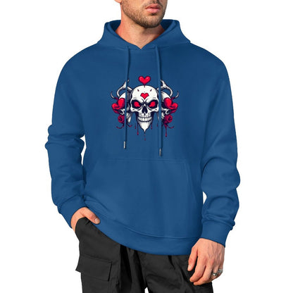 Munsieur Bleeding Royalty: Skull Hoodie for Men