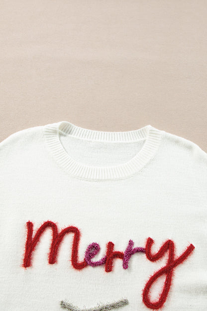 Christmas Merry and Bright Tinsel Sweater