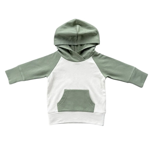 Olive Raglan Hoodie