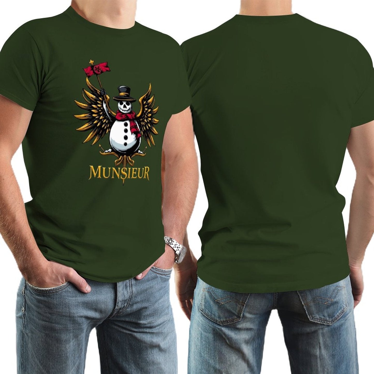 Munsieur Design Christmas Collection "Jack Floss" Tee for Men