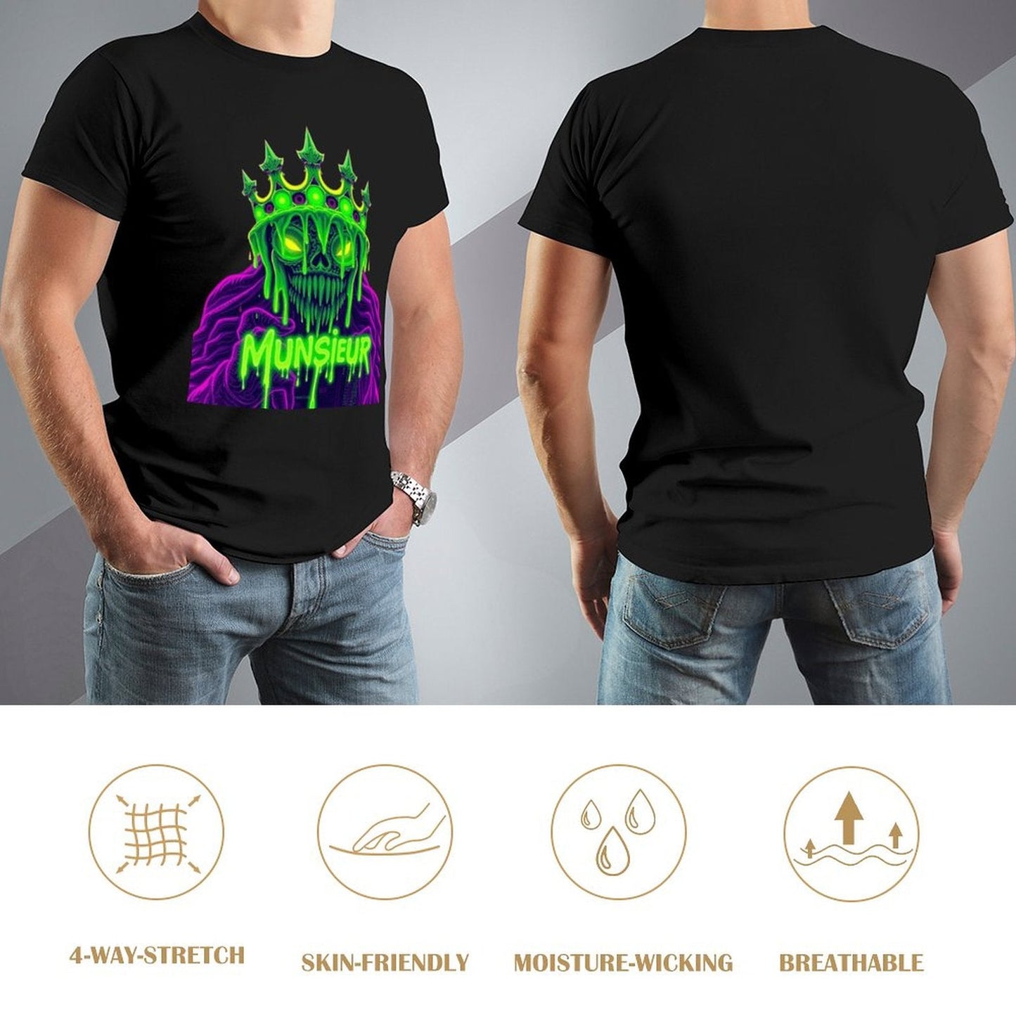 Munsieur St. Patrick's Day Collection for Men – Emerald Isle II Streetwear Tee Aaria Tees
