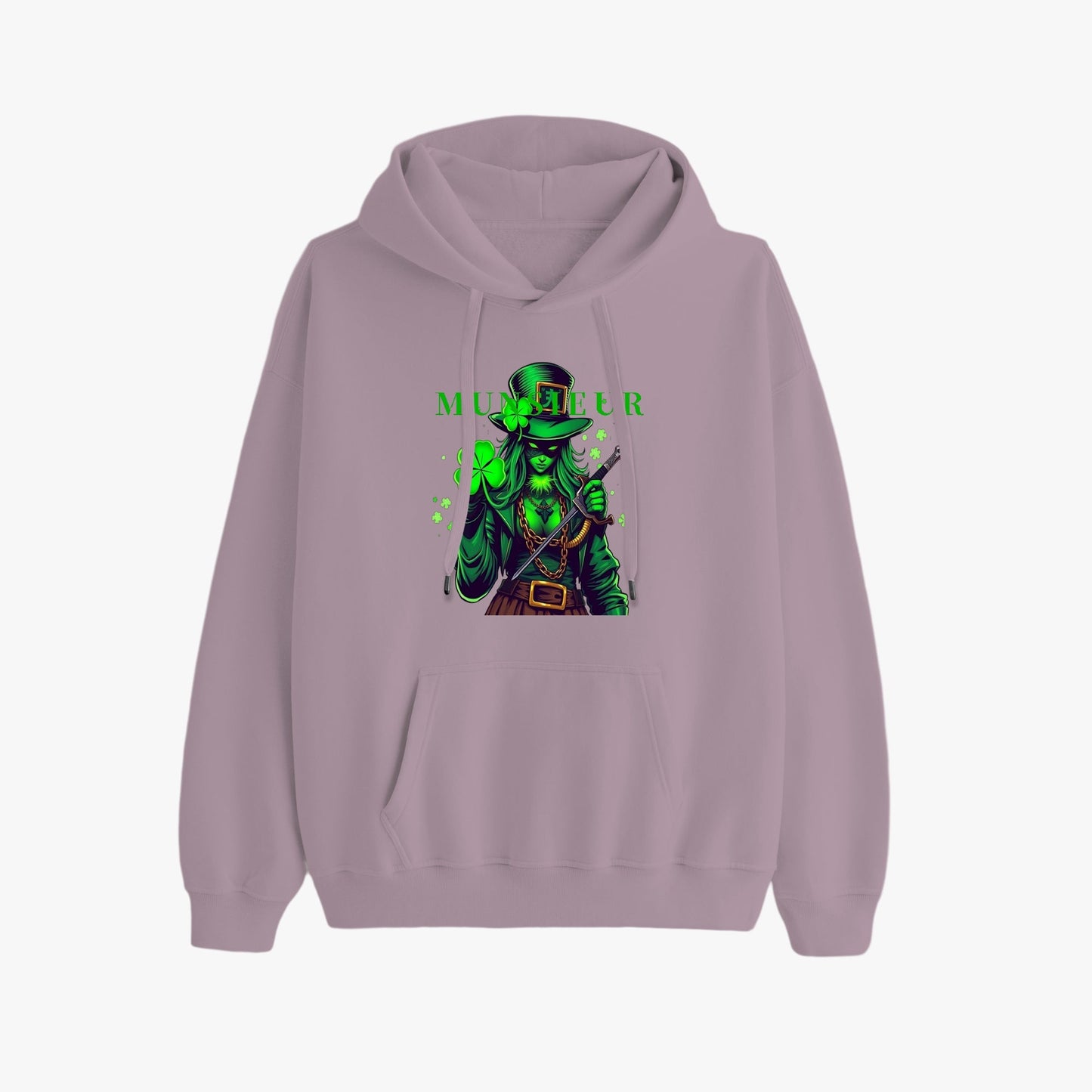 St. Patrick's Day Collection Munsieur Unisex Premium Pullover Hoodie Sweater Clover Gang Betty
