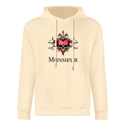 Munsieur Deadly Love: Skull Hoodie for Men