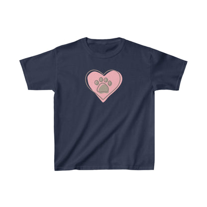 Abstract Paw Kids Heavy Cotton™ Tee