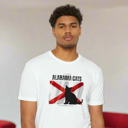 Alabama Cats Unisex CVC Jersey T-shirt