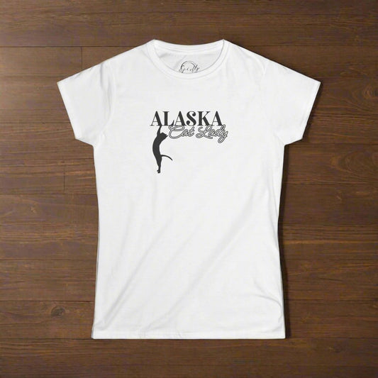 Alaska Cat Lady Softstyle Tee