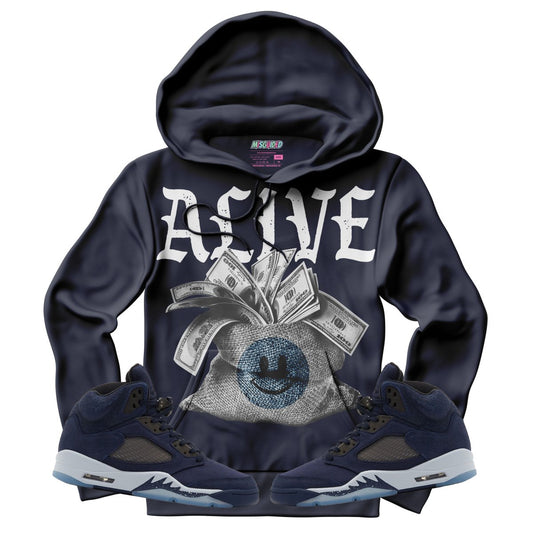 Alive (Air Jordan 5 Midnight Navy) Hoodie