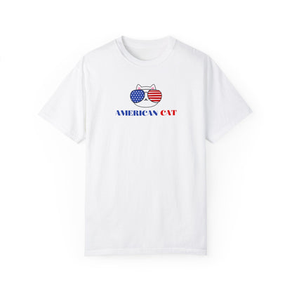 American Cat Unisex Garment-Dyed T-shirt