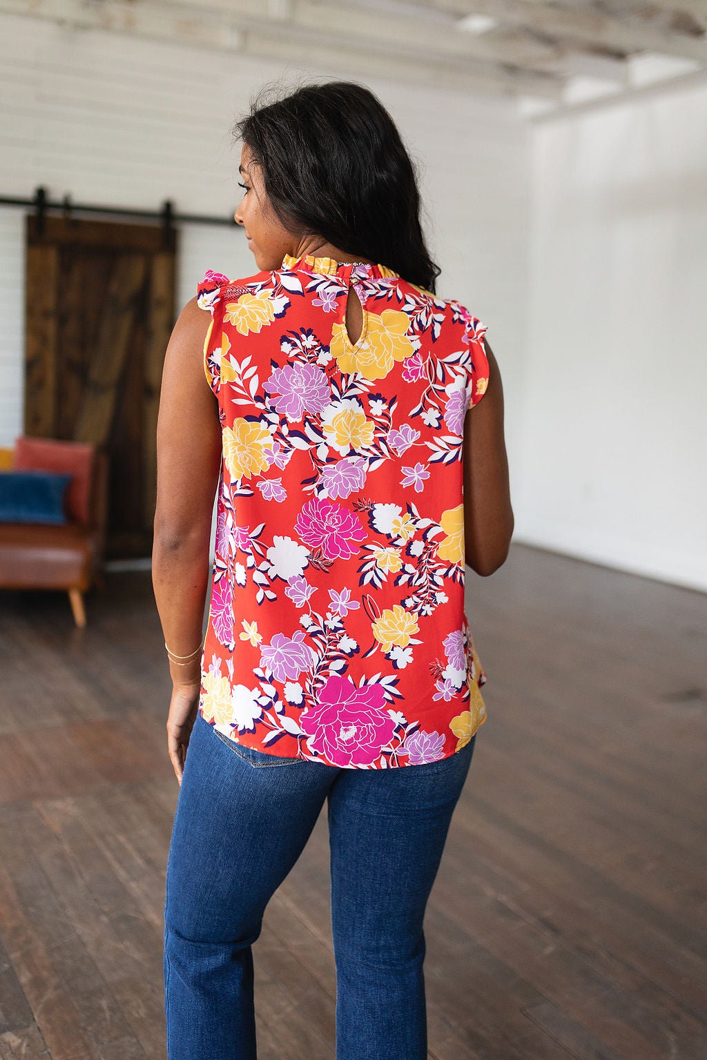 Among The Flowers Floral Top (Online Exclusive)