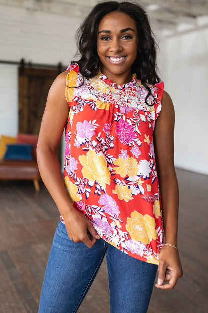 Among The Flowers Floral Top (Online Exclusive)