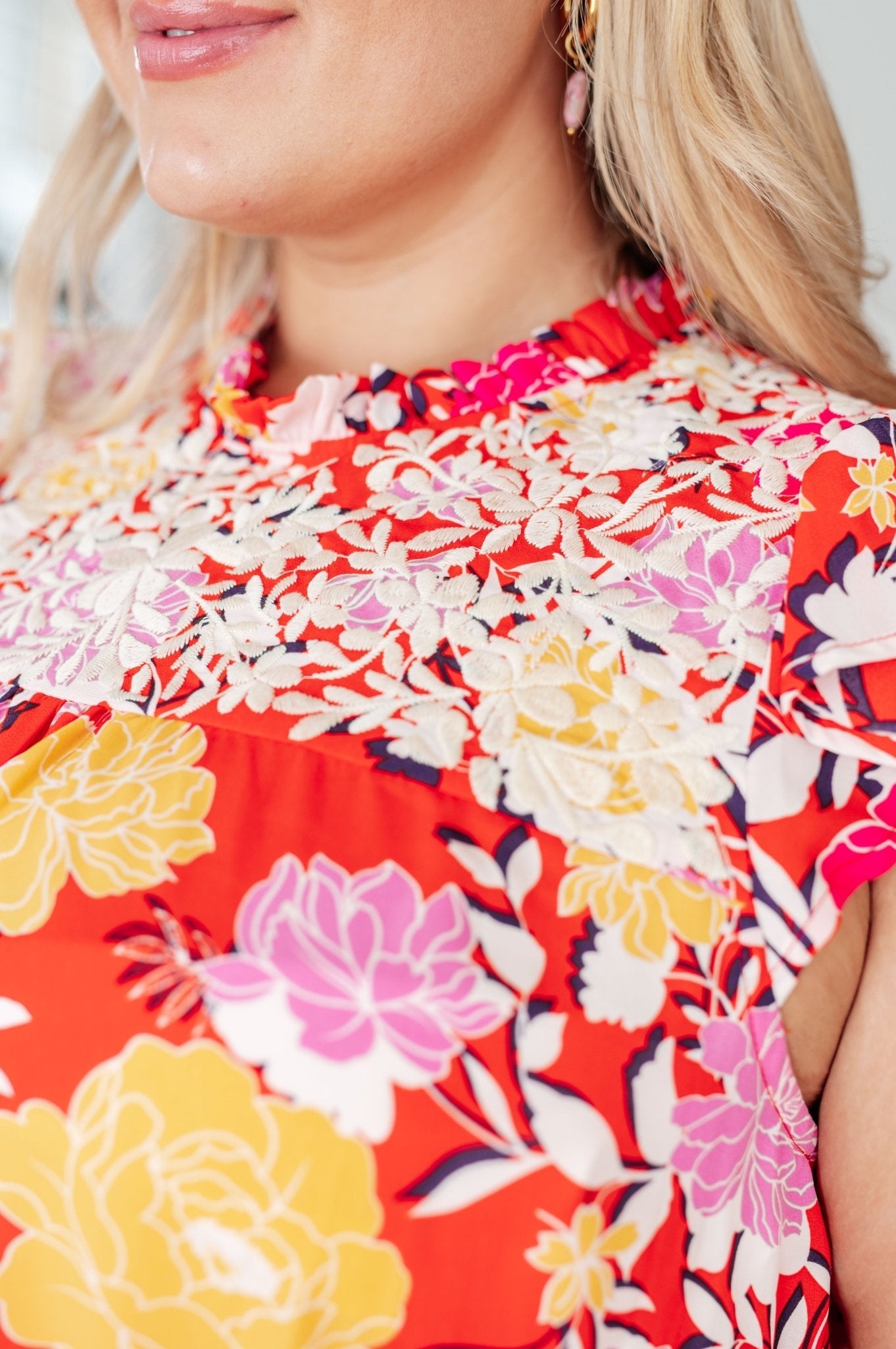 Among The Flowers Floral Top (Online Exclusive)