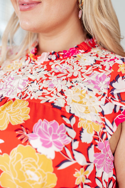Among The Flowers Floral Top (Online Exclusive)