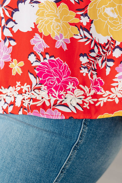 Among The Flowers Floral Top (Online Exclusive)