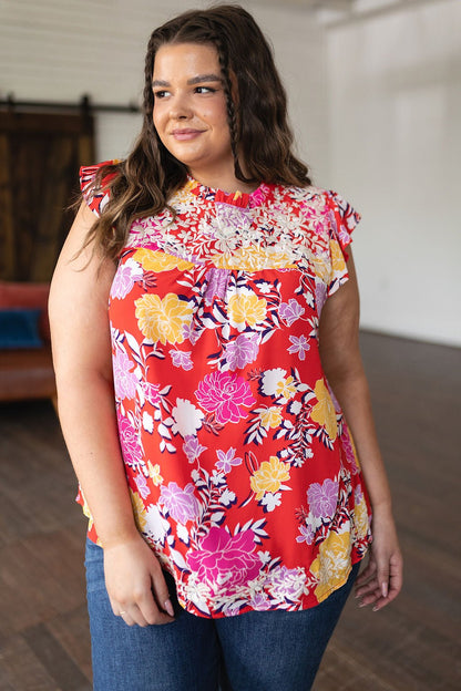 Among The Flowers Floral Top (Online Exclusive)