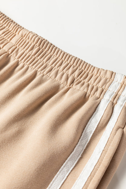 Varsity Stripe Crewneck Pullover and Sweatpants Set