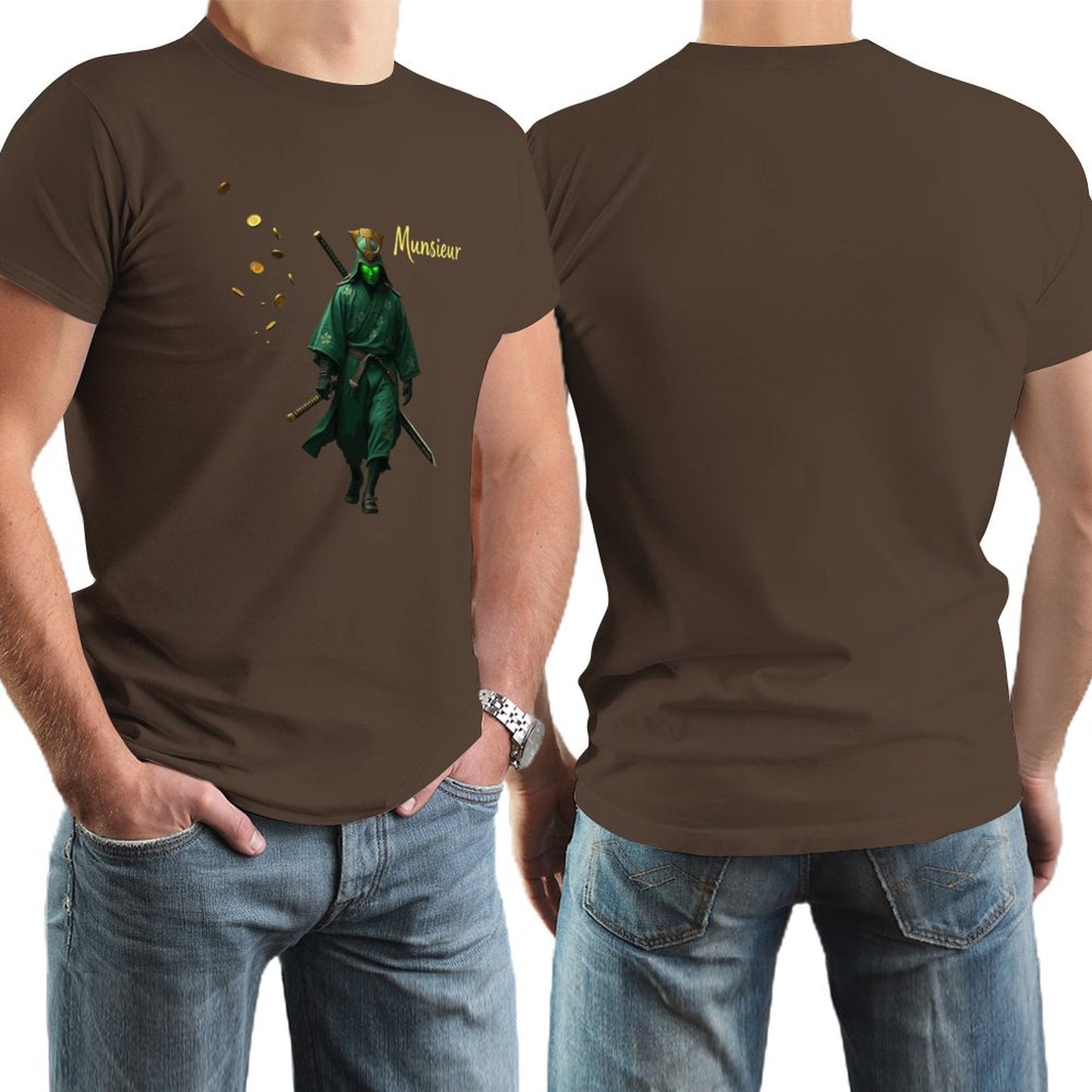 Munsieur St. Patrick's Day Collection for Men – Emerald Green Celtic Warrior Tee