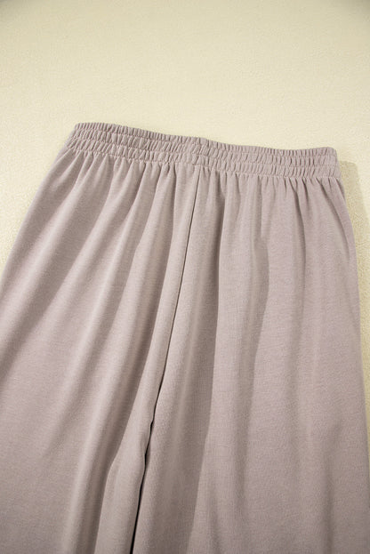 Varsity Stripe Crewneck Pullover and Sweatpants Set