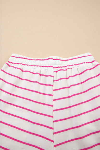 Avery Stripe Casual Wide Leg 2pcs