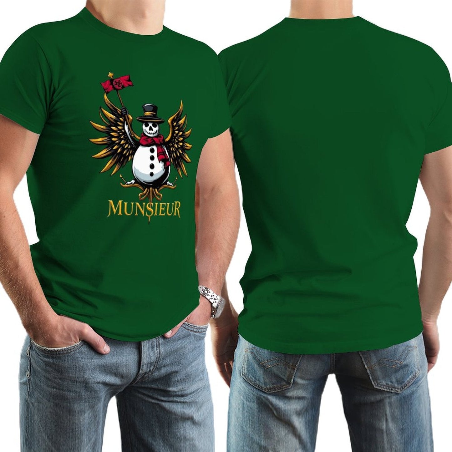 Munsieur Design Christmas Collection "Jack Floss" Tee for Men