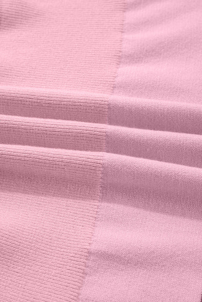 Christmas HOLLY JOLLY Sequin Colorblock Crewneck Sweater