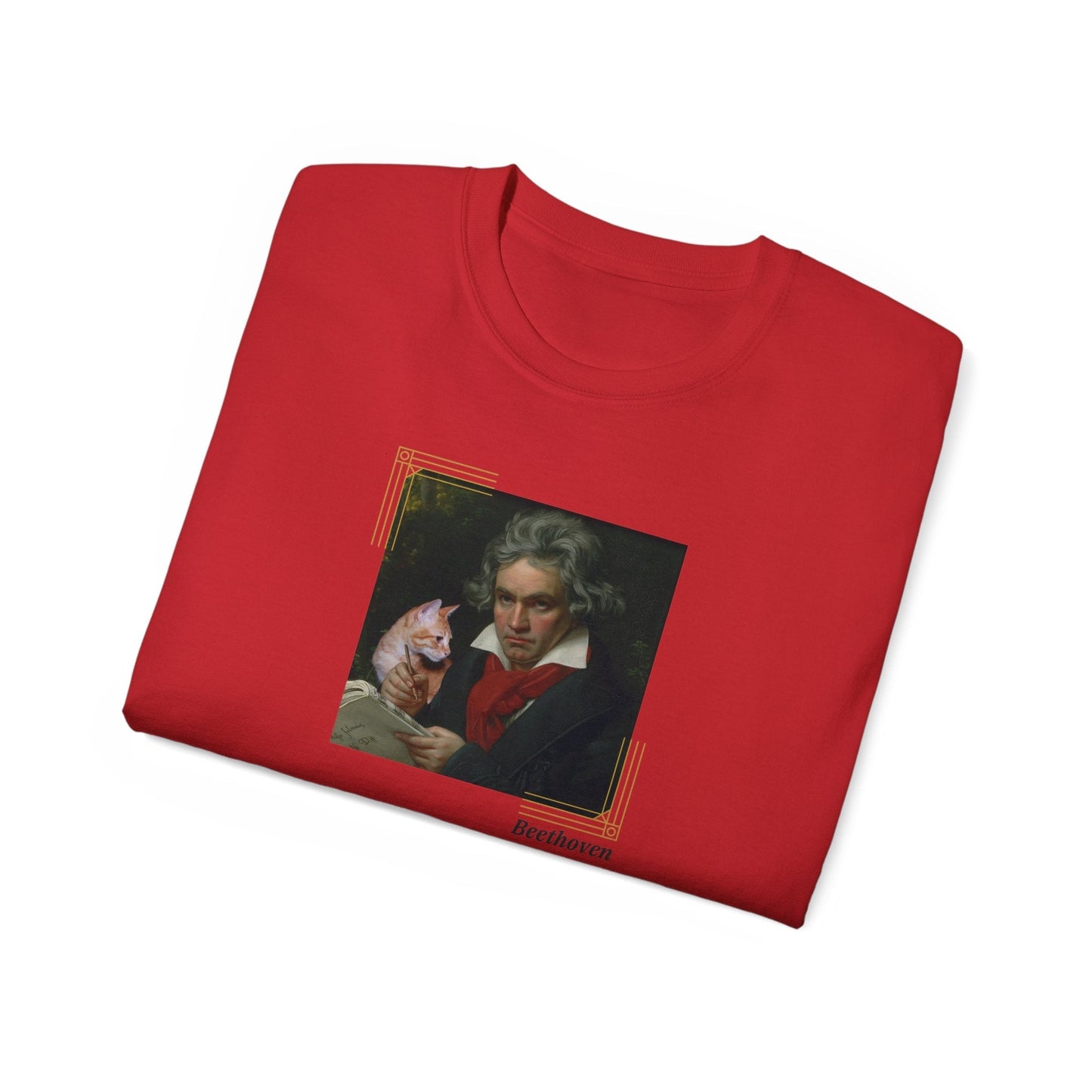 Beethoven Cat Unisex Ultra Cotton Tee