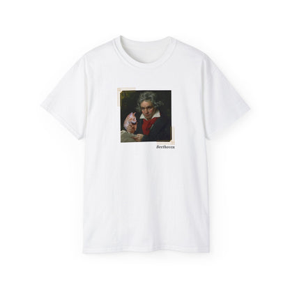 Beethoven Cat Unisex Ultra Cotton Tee
