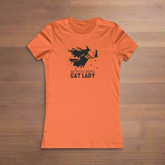 Bewitching Cat Lady Women's Favorite Tee