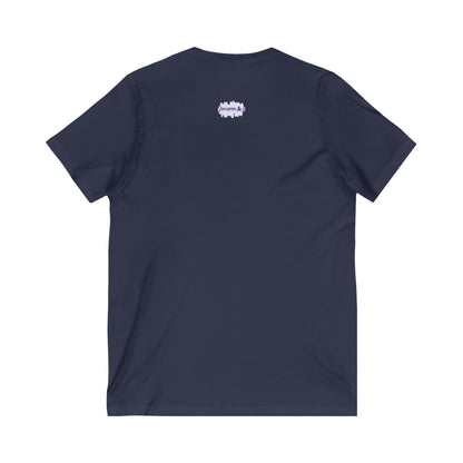 Big Kitties Unisex Jersey Short Sleeve V-Neck Tee