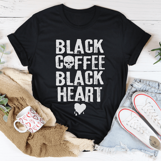 Black Coffee Black Heart Tee