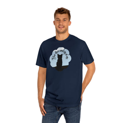 Blue Skies Kitty Unisex Classic Tee