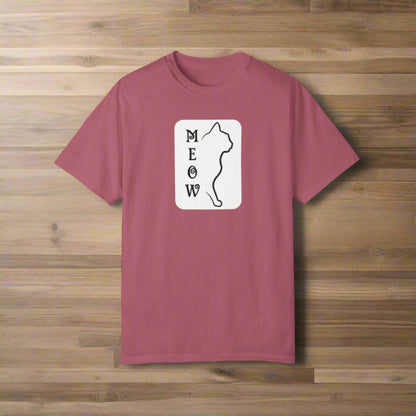 Boxy Meow Unisex Garment-Dyed T-shirt