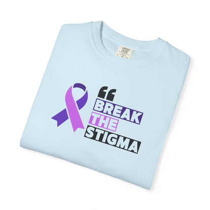 Break the Stigma Unisex Garment-Dyed T-Shirt for Epilepsy Awareness Tee