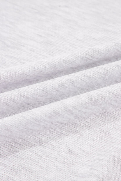 Stripe Contrast Trim Pullover and Drawstring Pants Set