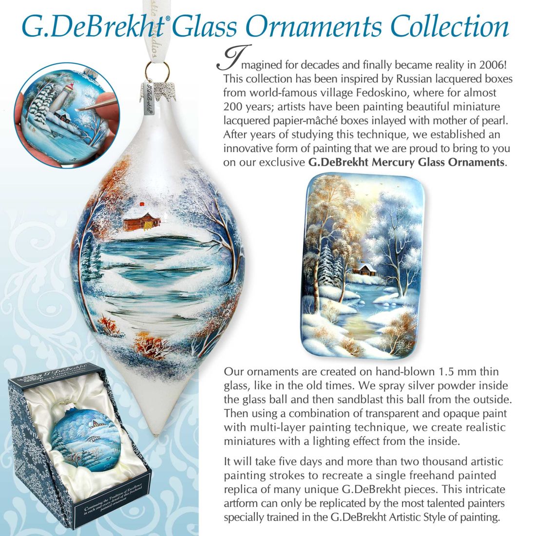 Christmas Cardinals Glass Ornament by D. Gelsinger - Christmas Decor - 71161-DG