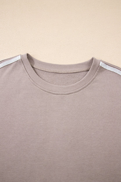 Varsity Stripe Crewneck Pullover and Sweatpants Set