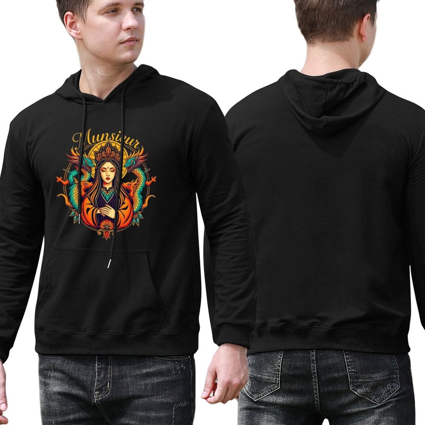 Munsieur Men's Hoodie: Sleek, Modern, and Effortlessly Cool