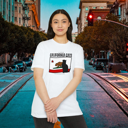 California Cats Unisex CVC Jersey T-shirt