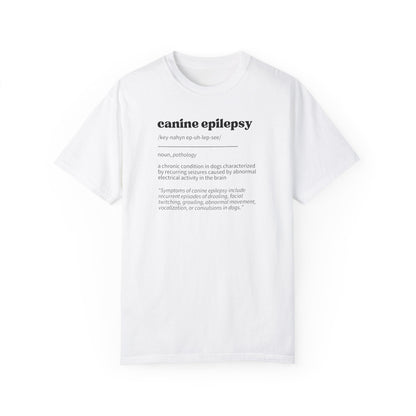 Canine Epilepsy Definition Unisex Garment-Dyed T-shirt