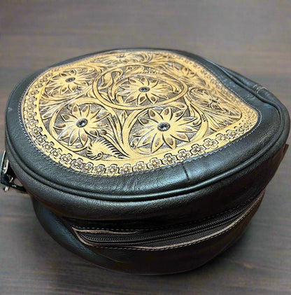 Canteen Bag - Vintage Leather & Hair on Hide