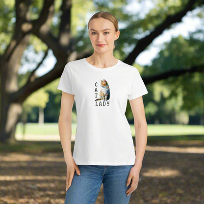 Cat Lady Organic Women's Classic T-Shirt