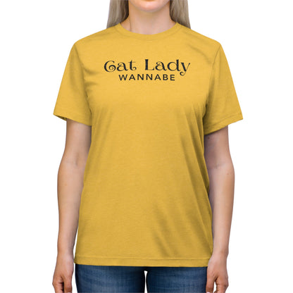 Cat Lady Wannabe Triblend Tee