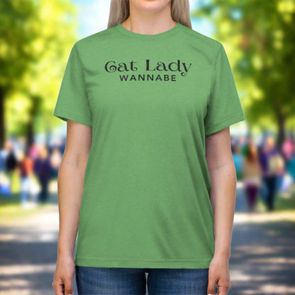Cat Lady Wannabe Triblend Tee