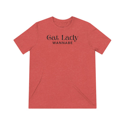 Cat Lady Wannabe Triblend Tee