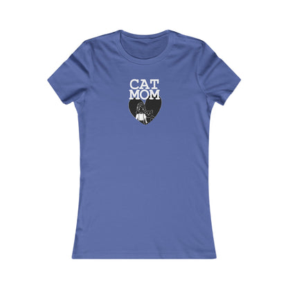 Cat Mom Heart Women's Favorite Tee