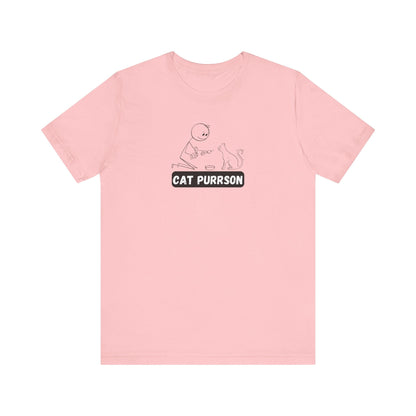 Cat Purrson Unisex Jersey Short Sleeve Tee