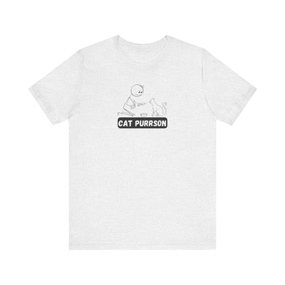 Cat Purrson Unisex Jersey Short Sleeve Tee